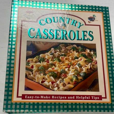 2001 Country Casseroles Cookbook Binder