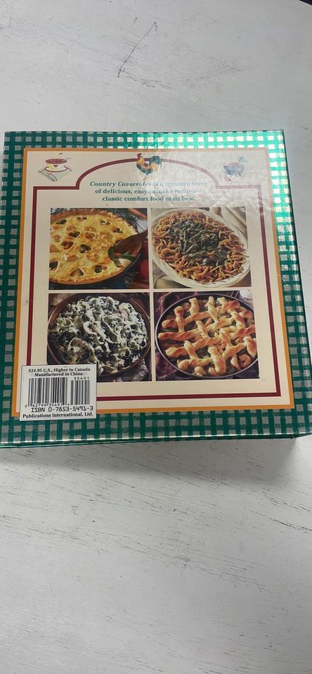2001 Country Casseroles Cookbook Binder