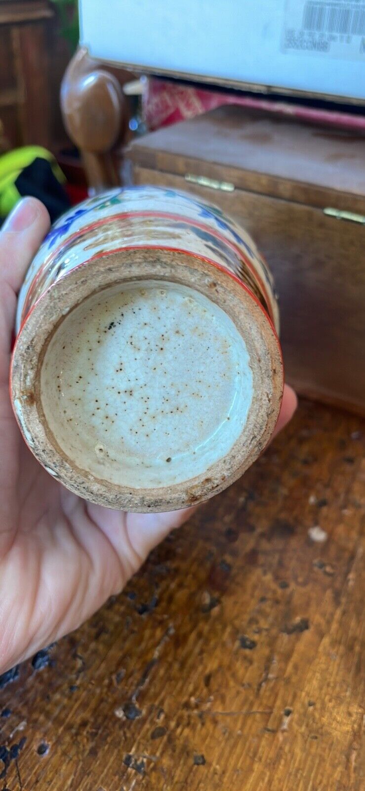 Colorful Vintage Ceramic Vase