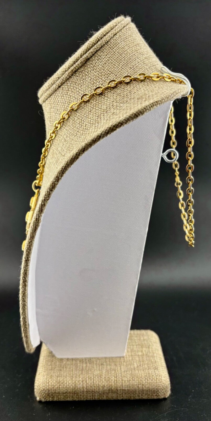 Vintage Gold-Tone Tassel Necklace
