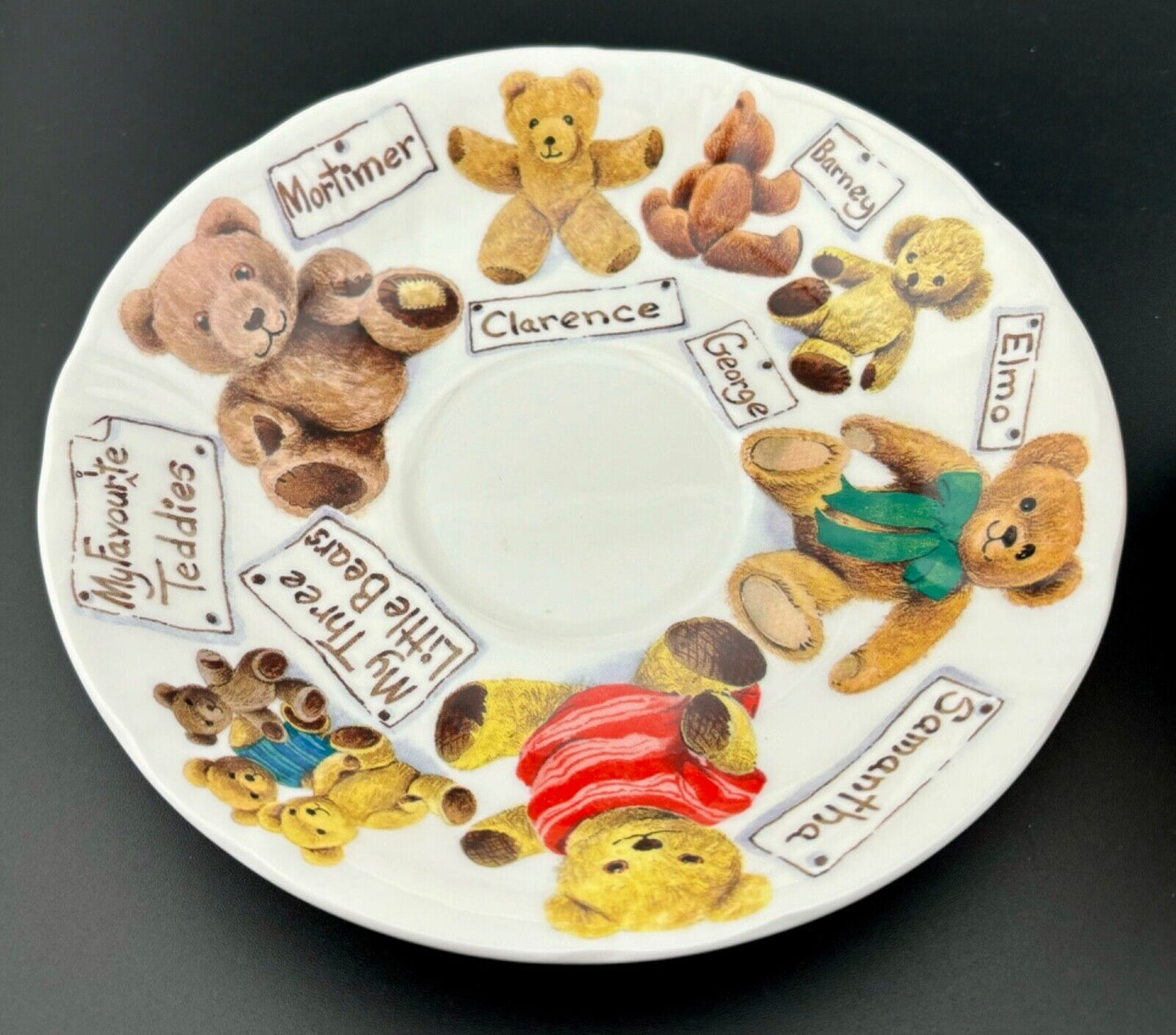 1997 My Favorite Teddies Roy Kirkham Oversized Tea Cup/Saucer