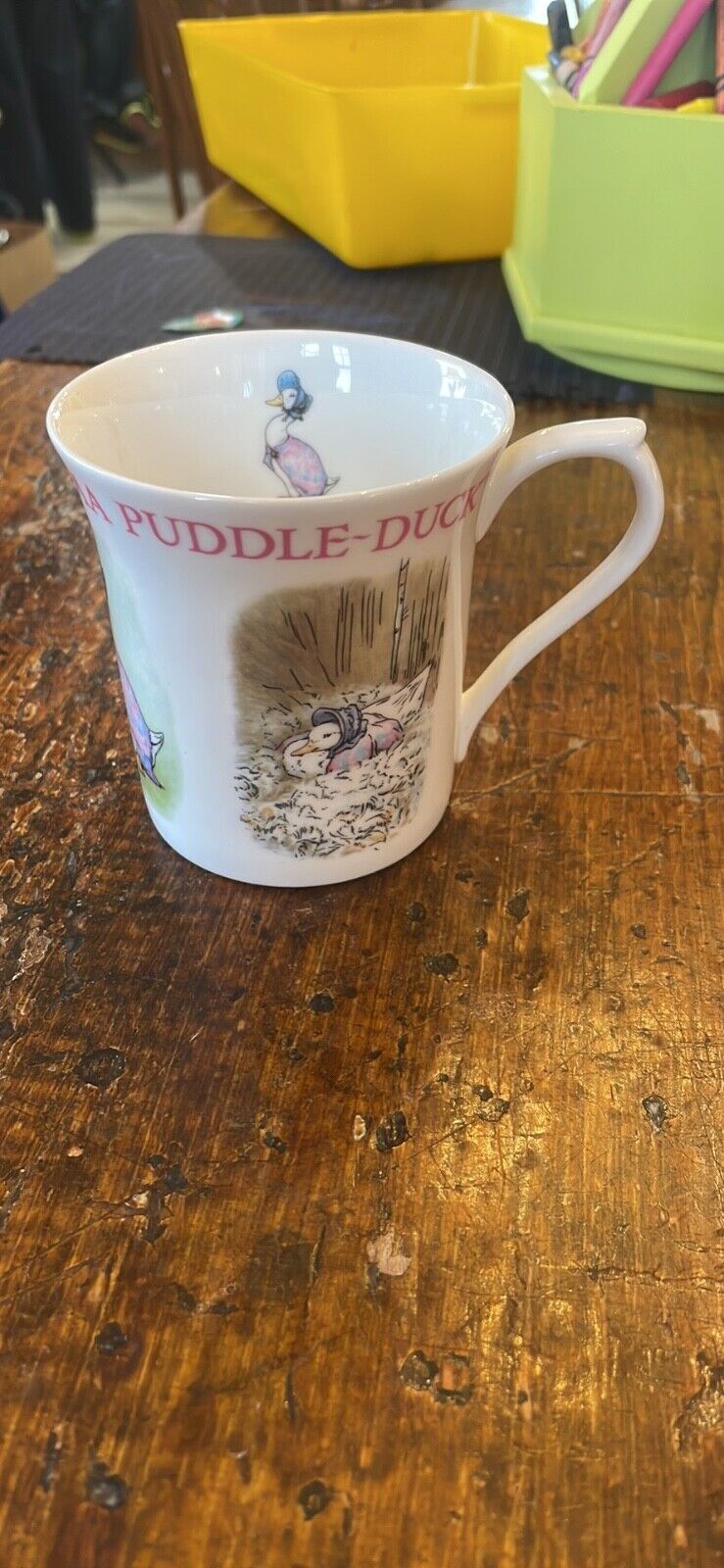 BEATRIX POTTER World of Peter Rabbit 100 Years JEMIMA PUDDLE-DUCK Mug
