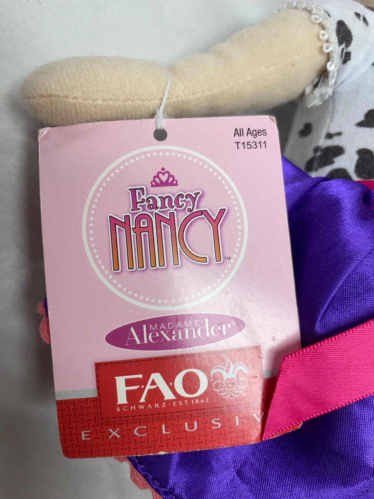 FAO Schwarz Fancy Nancy Plush Doll