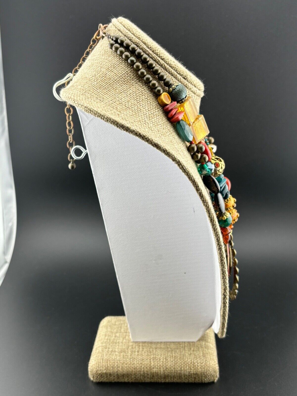 Bold Chunky Multi-Strand Pendant Necklace NK