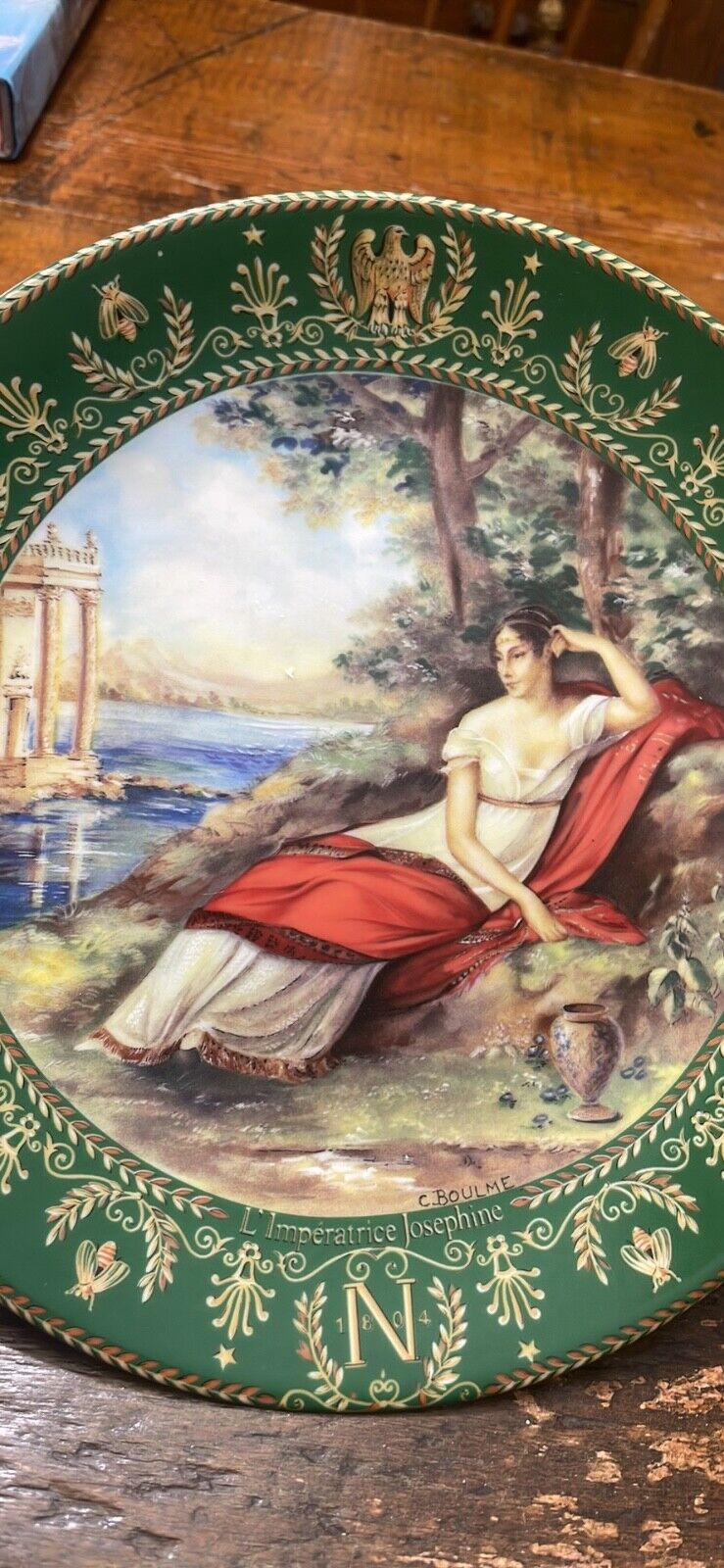 Bradex Josephine Et Napolean Plate L'Imperatrice Josephine D'Arceau Limoges