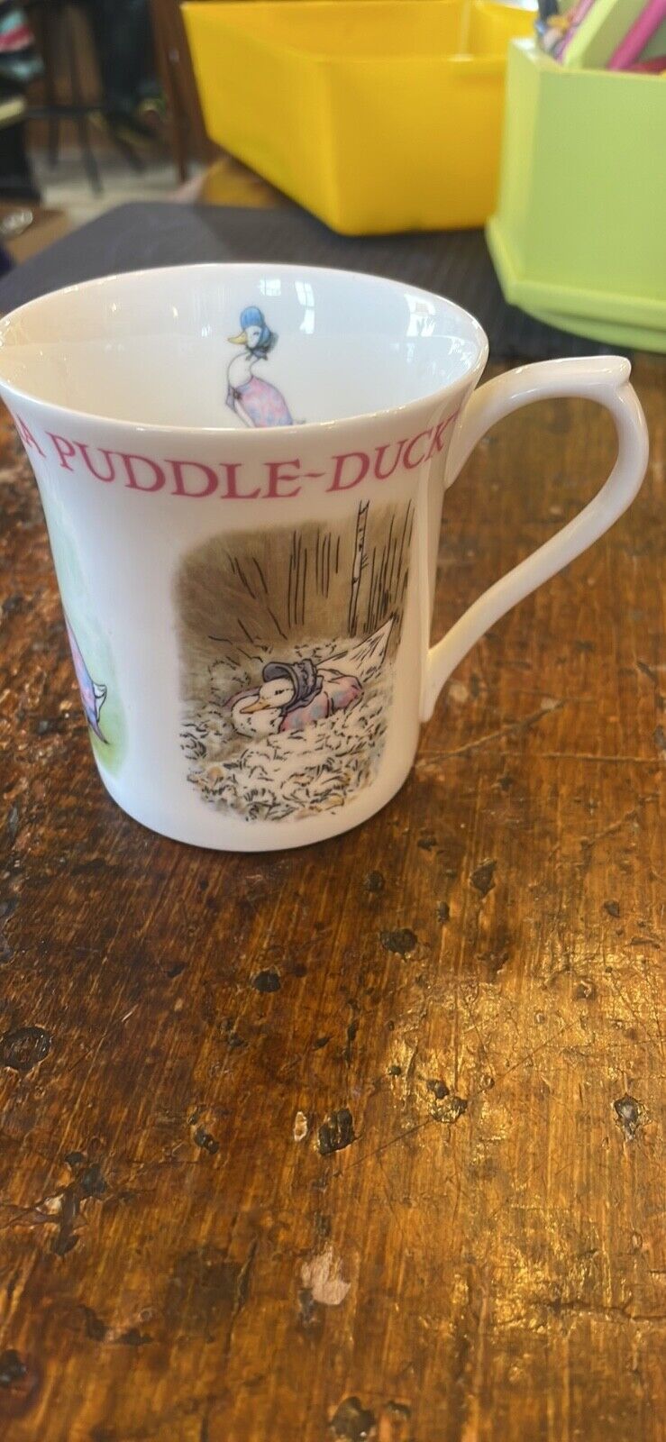 BEATRIX POTTER World of Peter Rabbit 100 Years JEMIMA PUDDLE-DUCK Mug