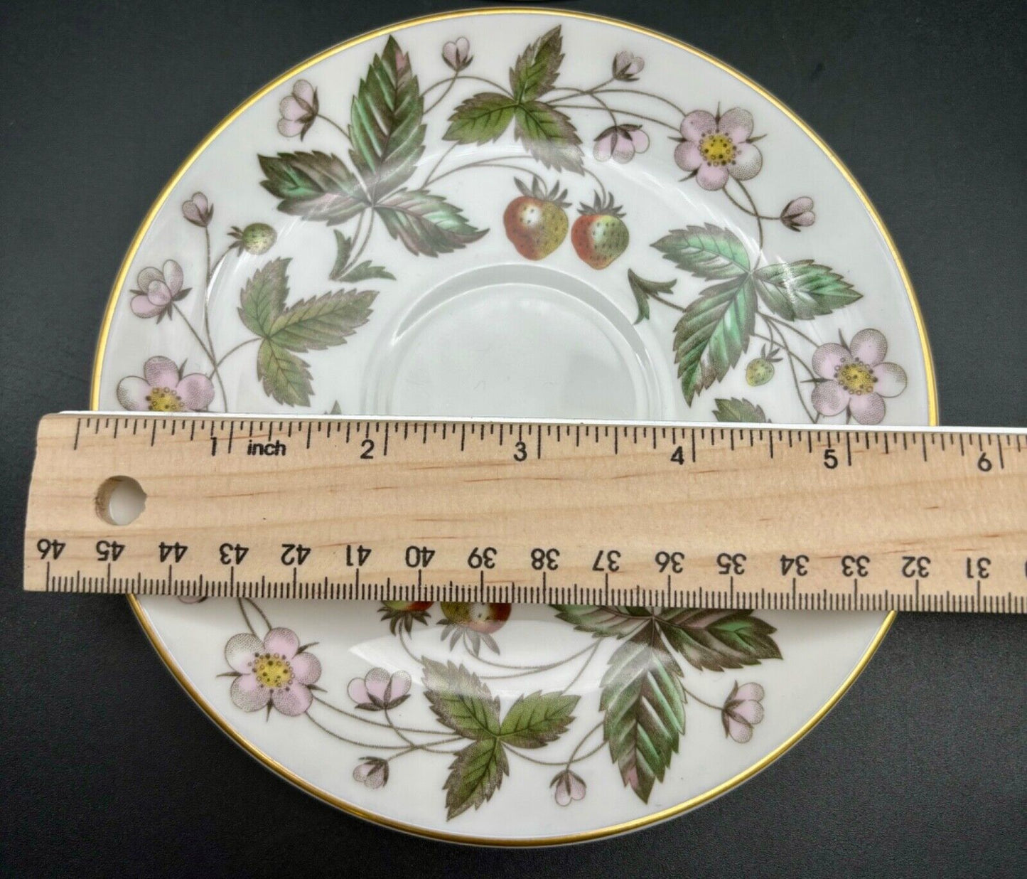 Wedgwood Strawberry Hill (7) Saucers, 5 3/4"