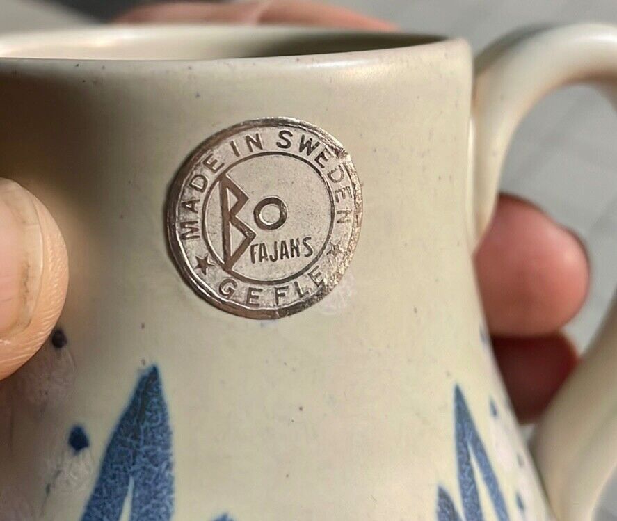 Bo Fajans Creamer Mid-Century Made In Sweden