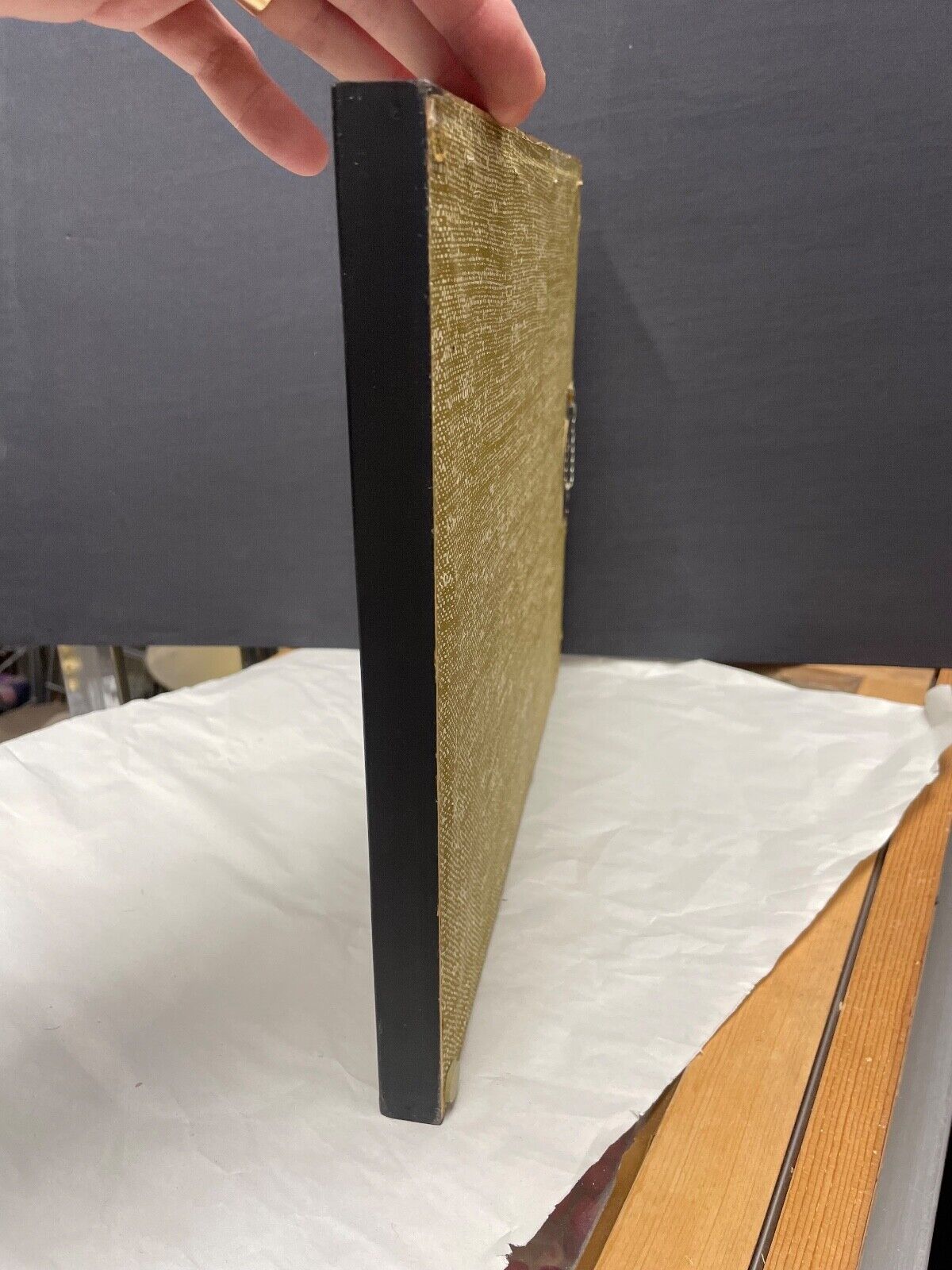 Antique Framed Etching Der Zahnarzt "The Dentist"