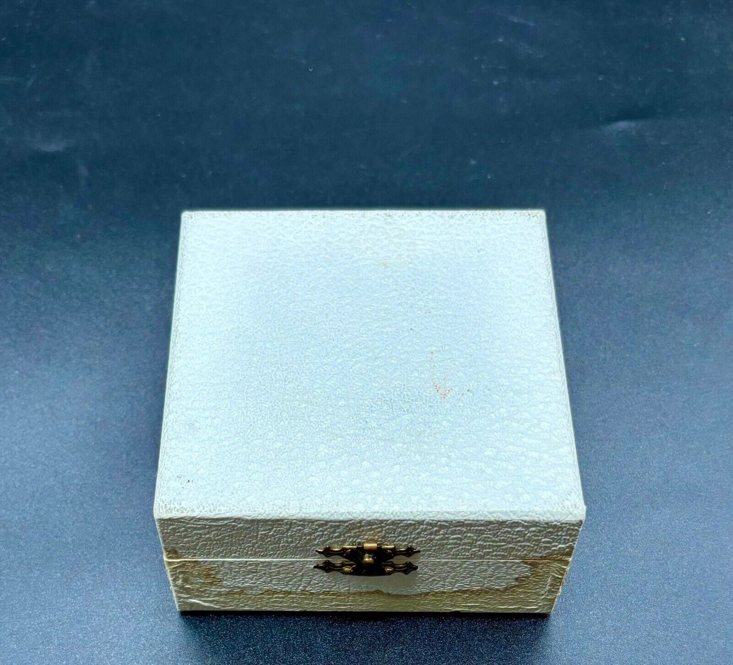 Crystal & Sterling Silver White Guilloche Enamel Salt Pepper Shaker