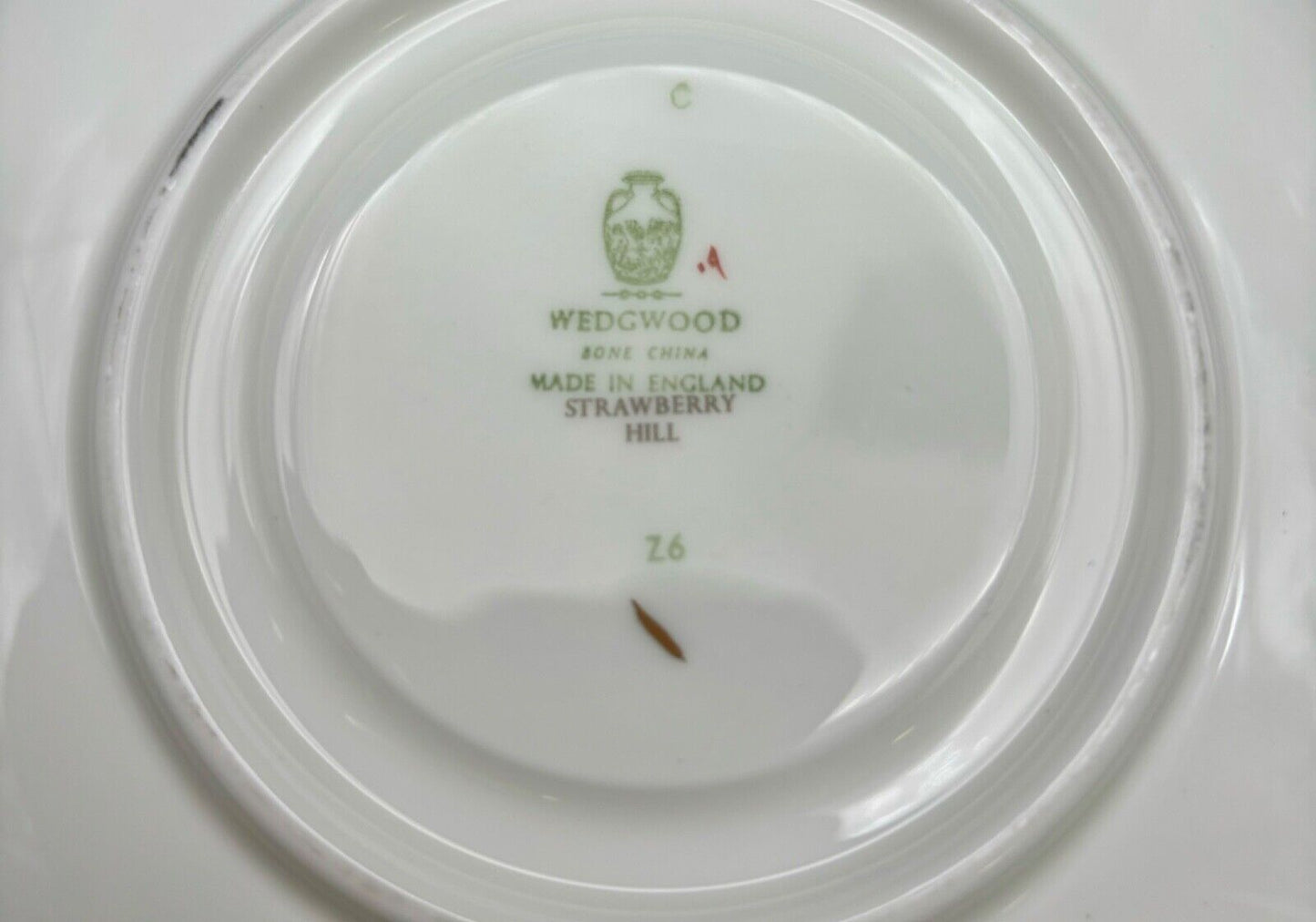 Wedgwood Strawberry Hill (6) Saucers 6 1/4"