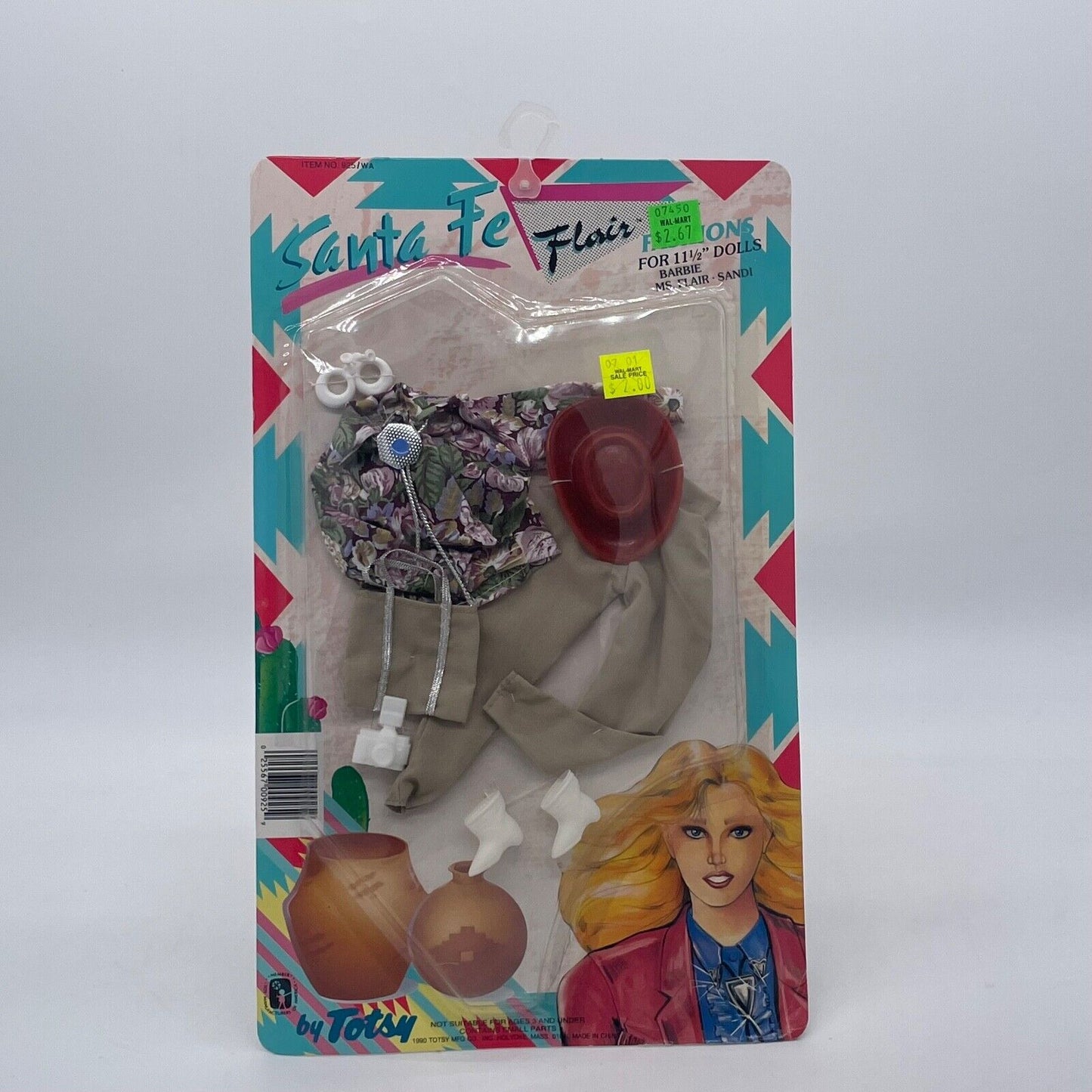 2X NIP Totsy Fashion Packs for Sandi - Santa Fe and Flair Outfits - Fits Barbie