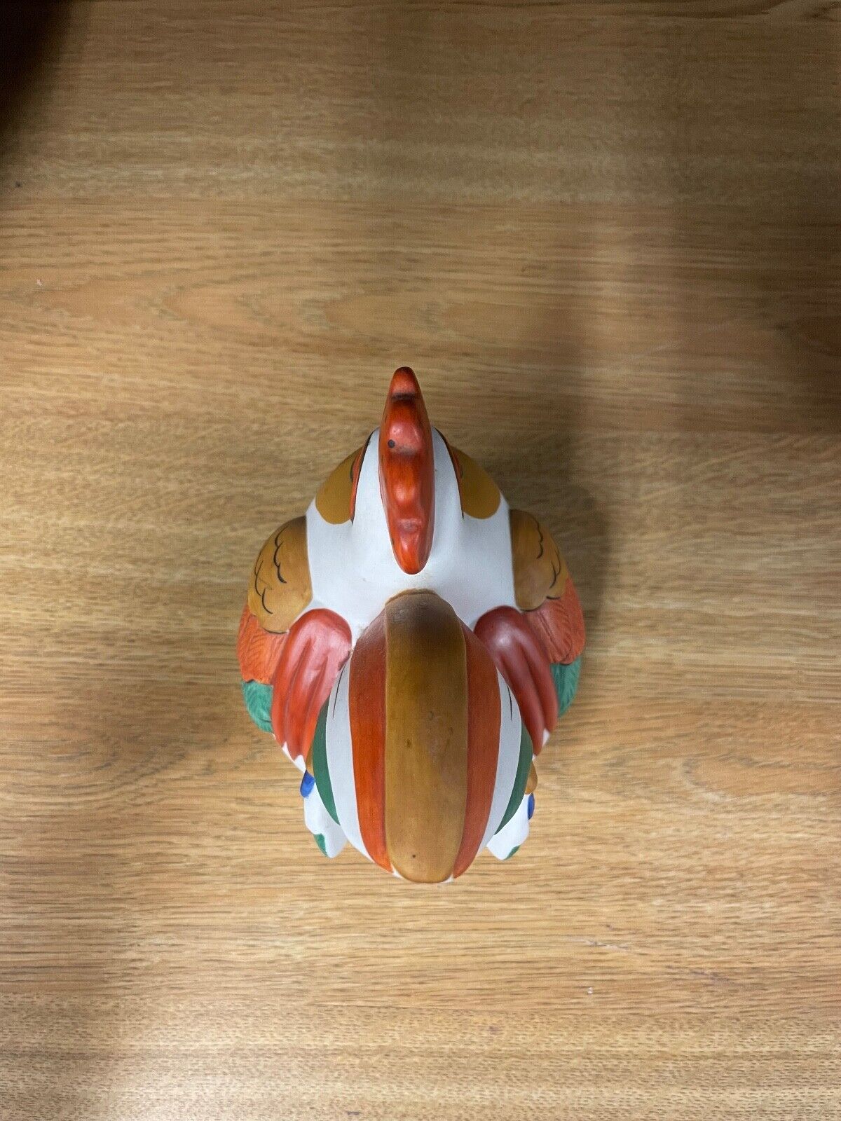 Vintage Otagiri Porcelain Rooster Music Box