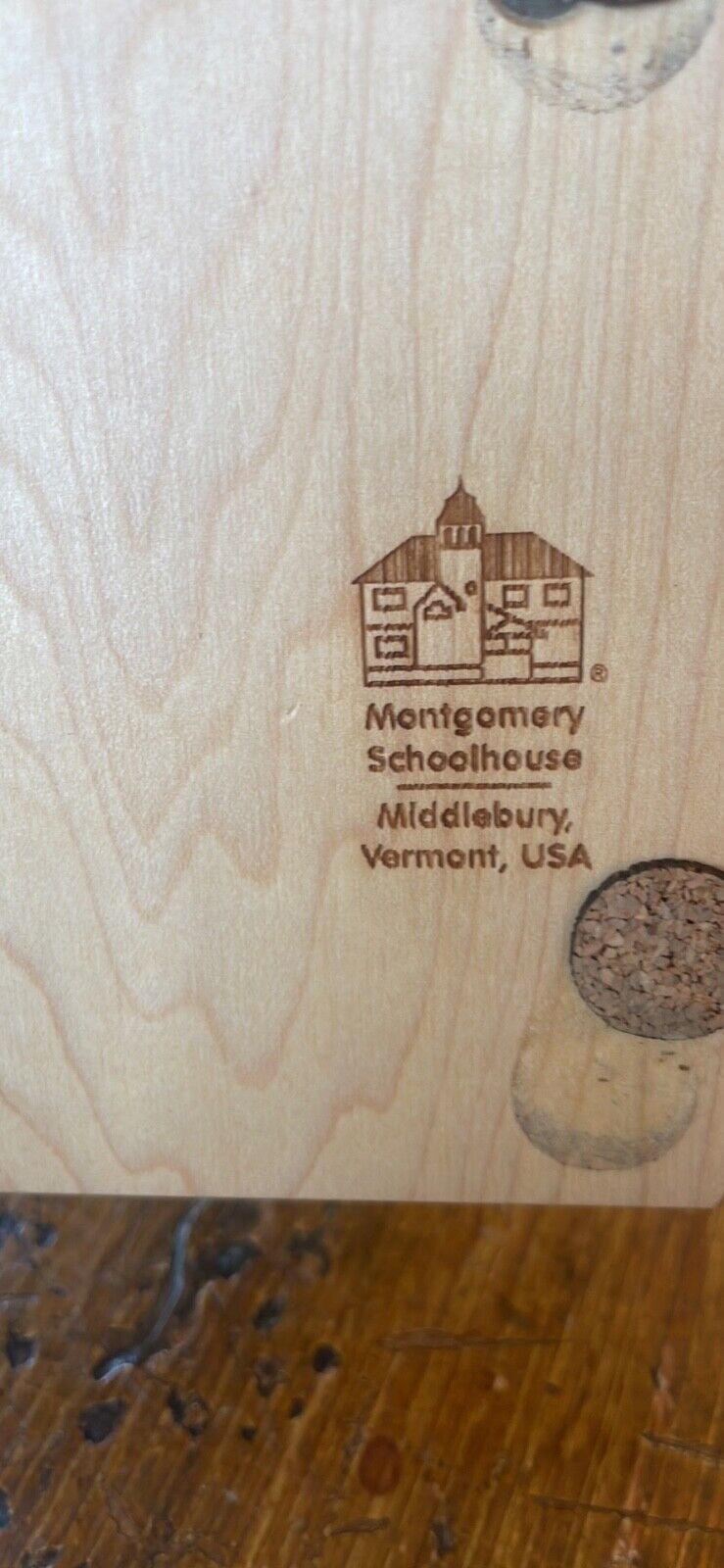 Pair Children's Bookends Alphabet Blocks Montgomery Schoolhouse