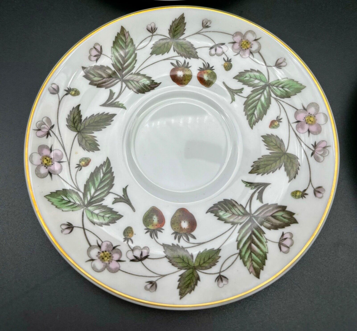 Wedgwood Strawberry Hill (6) Saucers 6 1/4"