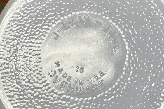 Pair of Vintage Glasbake Soup Bowls/Ovenware