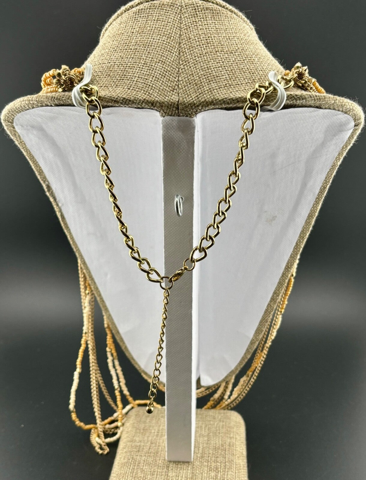 Long Multi-Strand Seed Bead Necklace NK