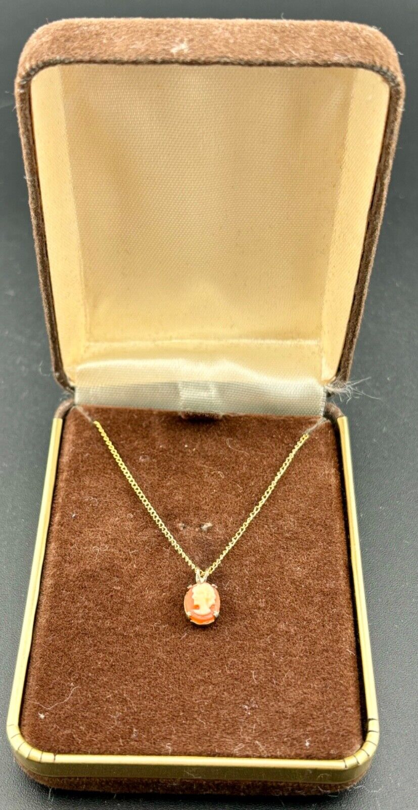 Vintage 12Kt Gold Filled Cameo Necklace NK