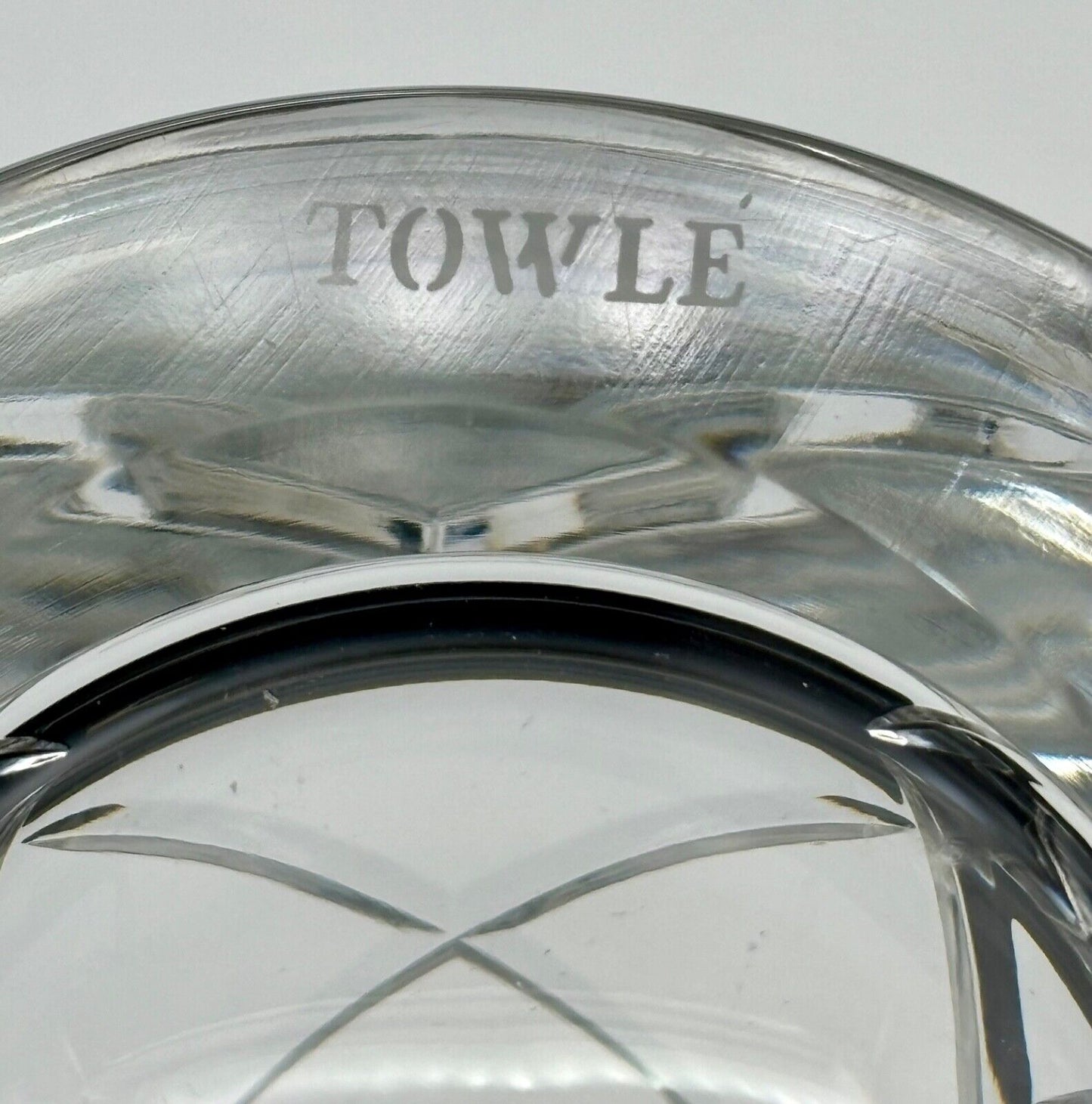 Towle Lead Crystal Vase 10" Tall