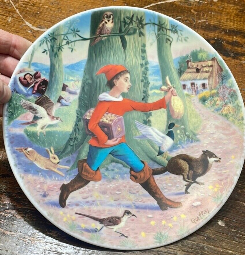 LE PETIT POUCET (LITTLE TOM THUMB) A. QUELLIER, FRANCE COLLECTOR'S PLATE