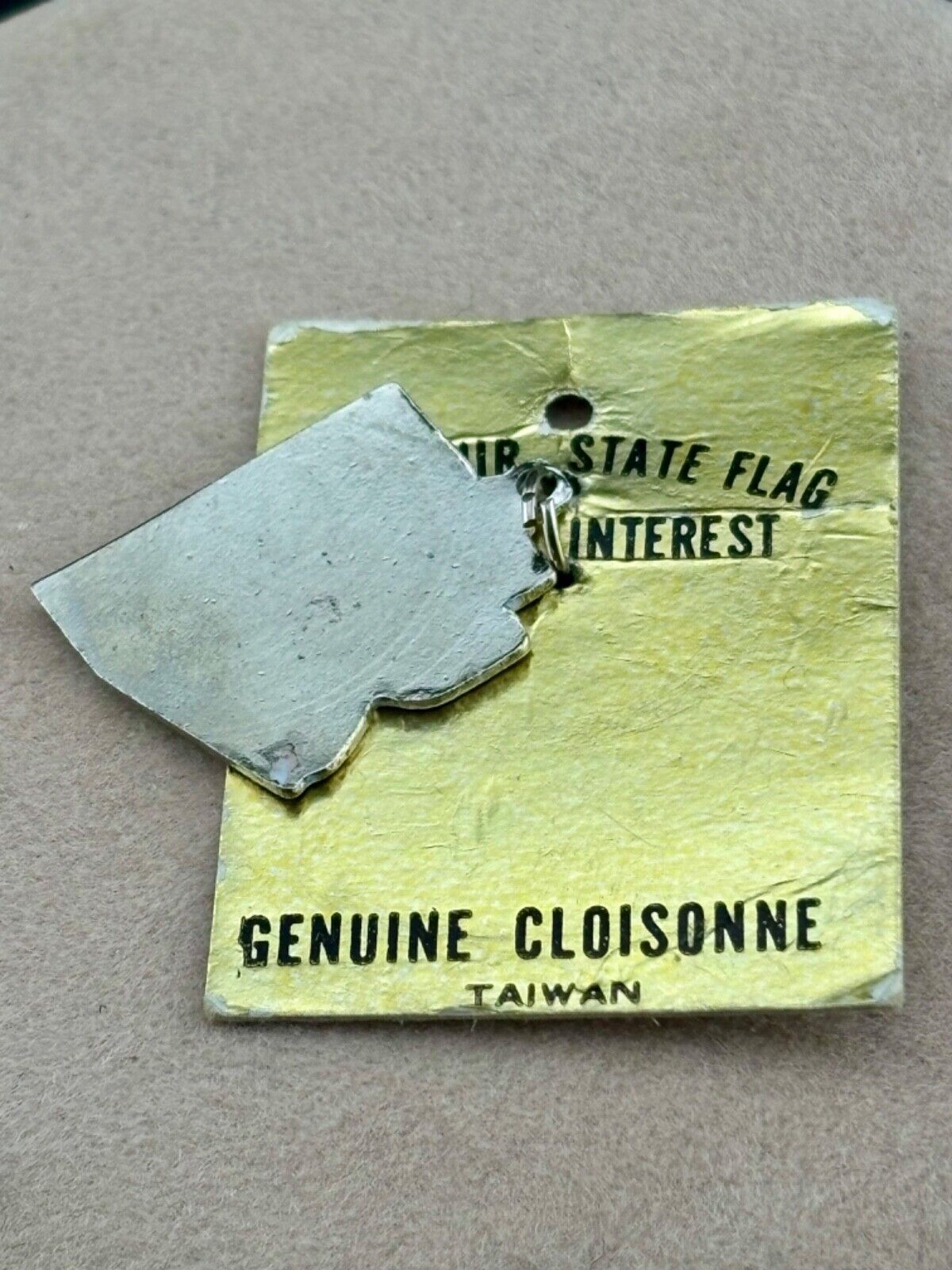 Vintage Arizona Souvenir Cloissone Pendant