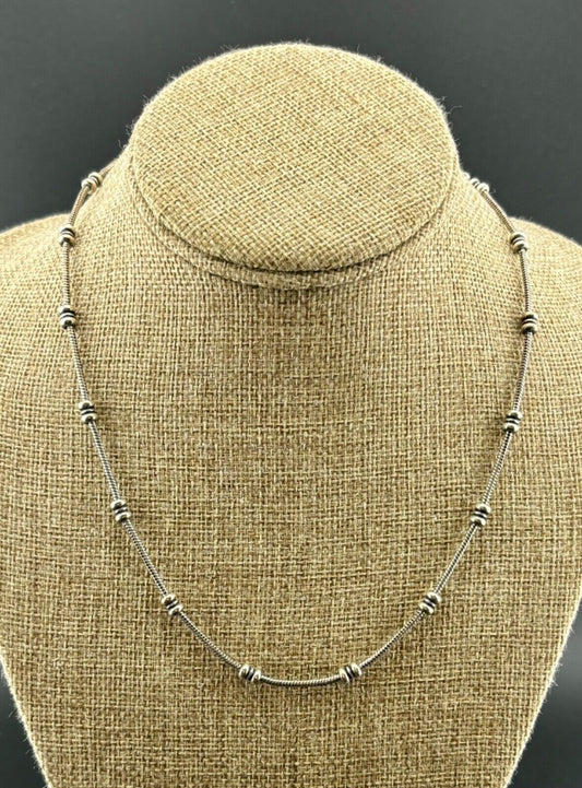 Anne Klein Silver-Tone Beaded Necklace NK