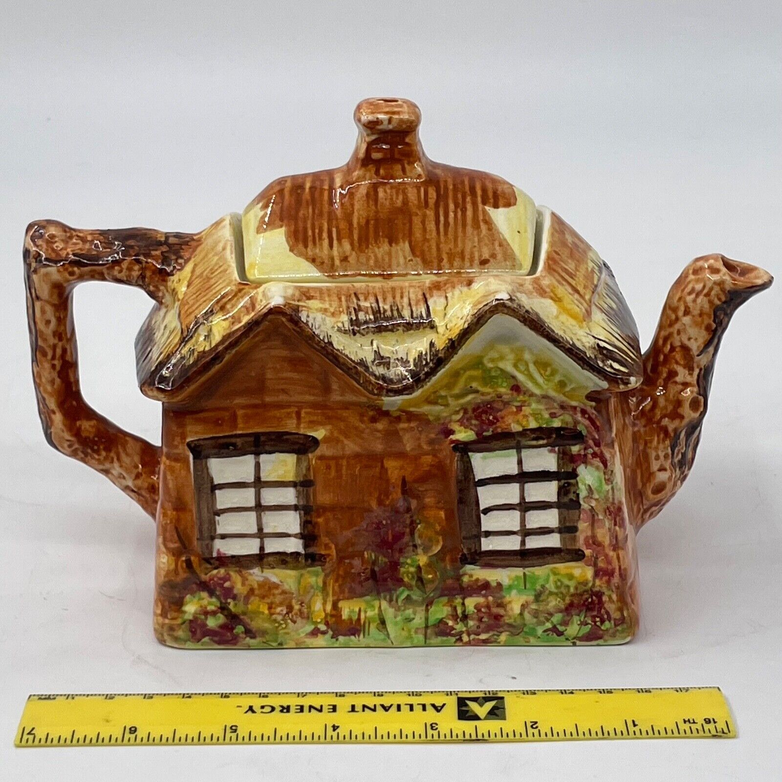 Vintage Price Kensington Ye Olde Cottage Ware Porcelain Teapot Reg. No. 845007