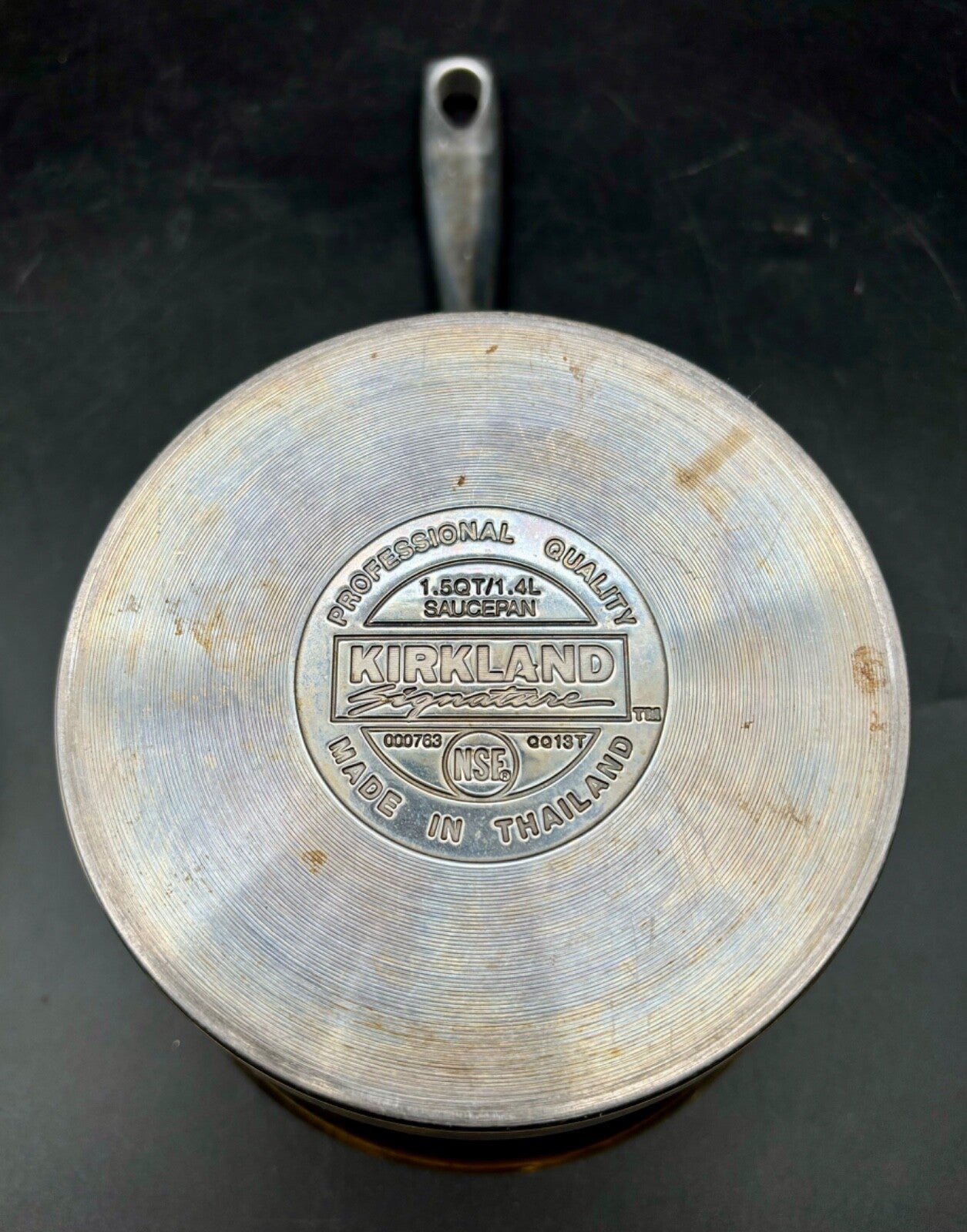 Kirkland signature stainless steel Saucepan 1.5 Qt