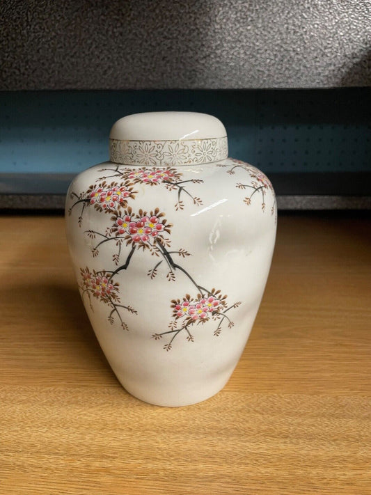 Vintage Porcelain Ginger Jar