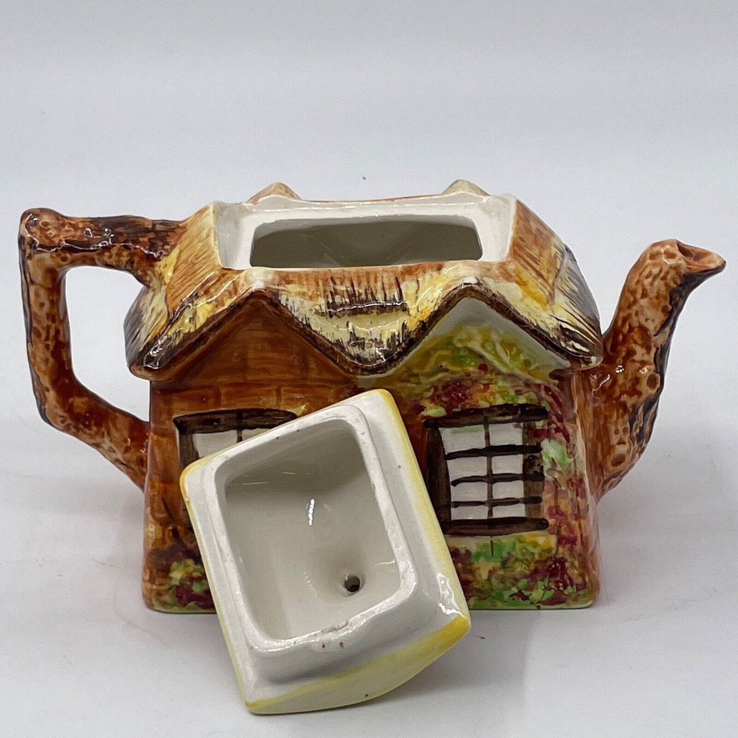 Vintage Price Kensington Ye Olde Cottage Ware Porcelain Teapot Reg. No. 845007