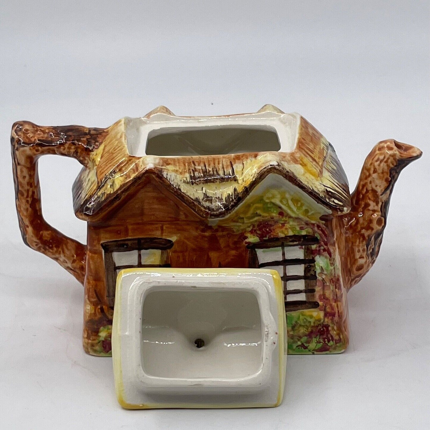 Vintage Price Kensington Ye Olde Cottage Ware Porcelain Teapot Reg. No. 845007