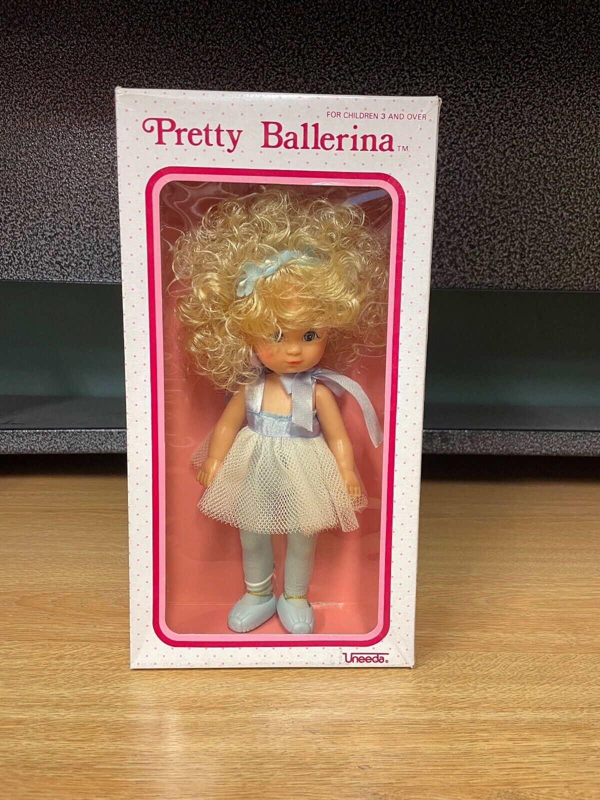 Vintage Uneeda Ballerina Doll 9 1/2” Blonde Girl-NOS-NEW IN BOX