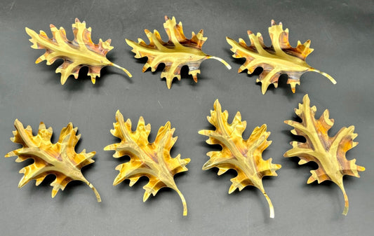 Vintage Home Interiors Brass Maple Leaf Wall Decor(7)