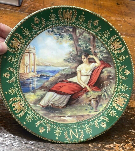 Bradex Josephine Et Napolean Plate L'Imperatrice Josephine D'Arceau Limoges