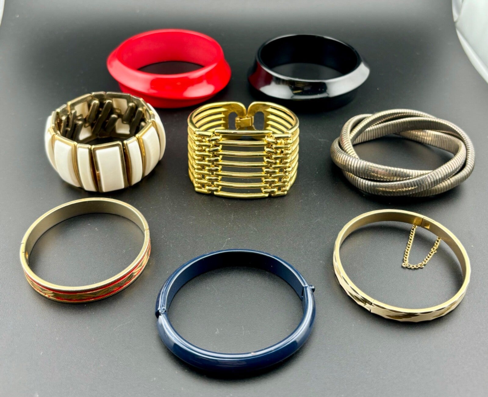Lot of 8 Bracelets From the Late 1980's/Early 1990's Bangle NK