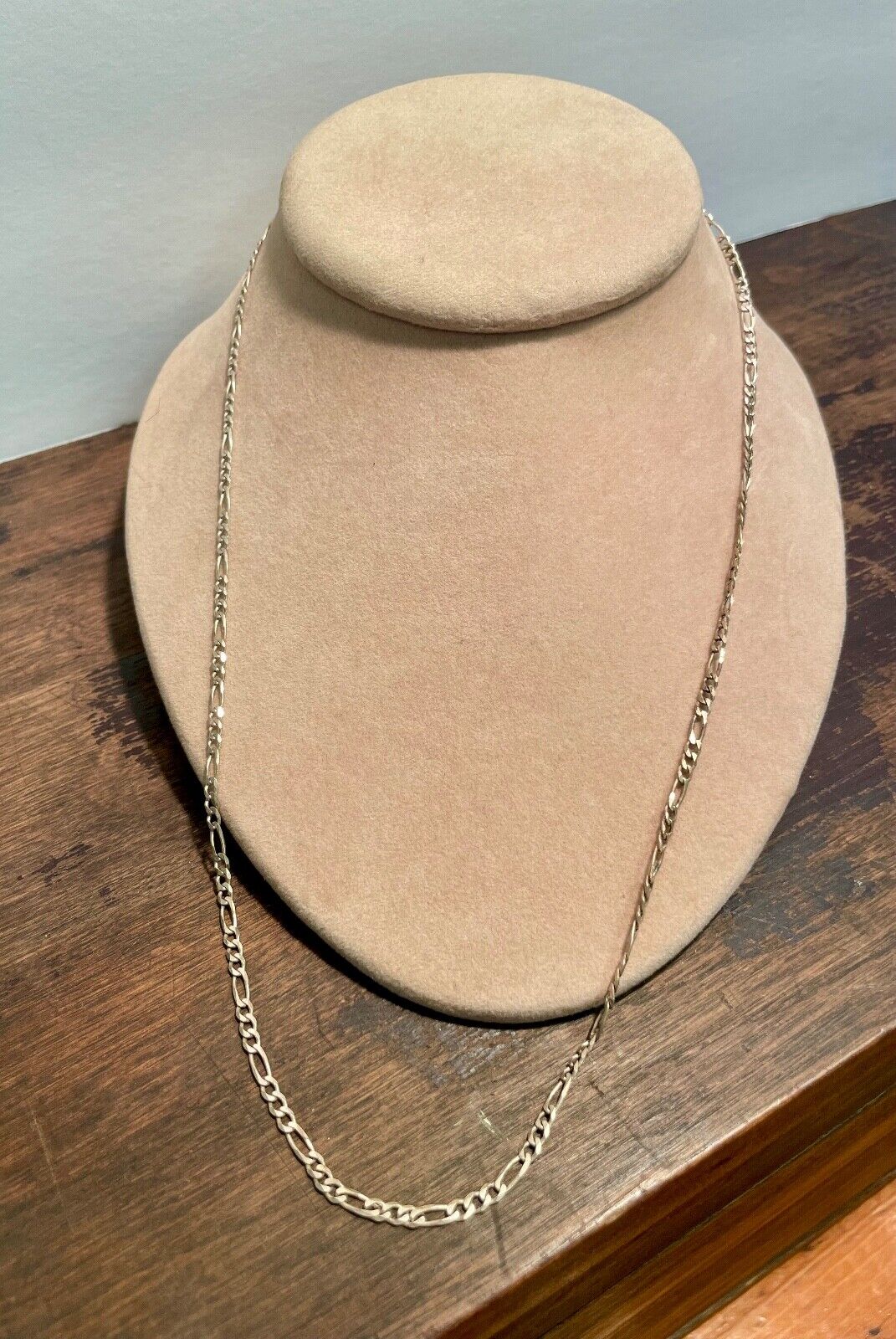 Sterling Silver Necklace Chain Made in Italy 23" Long 7 Grams