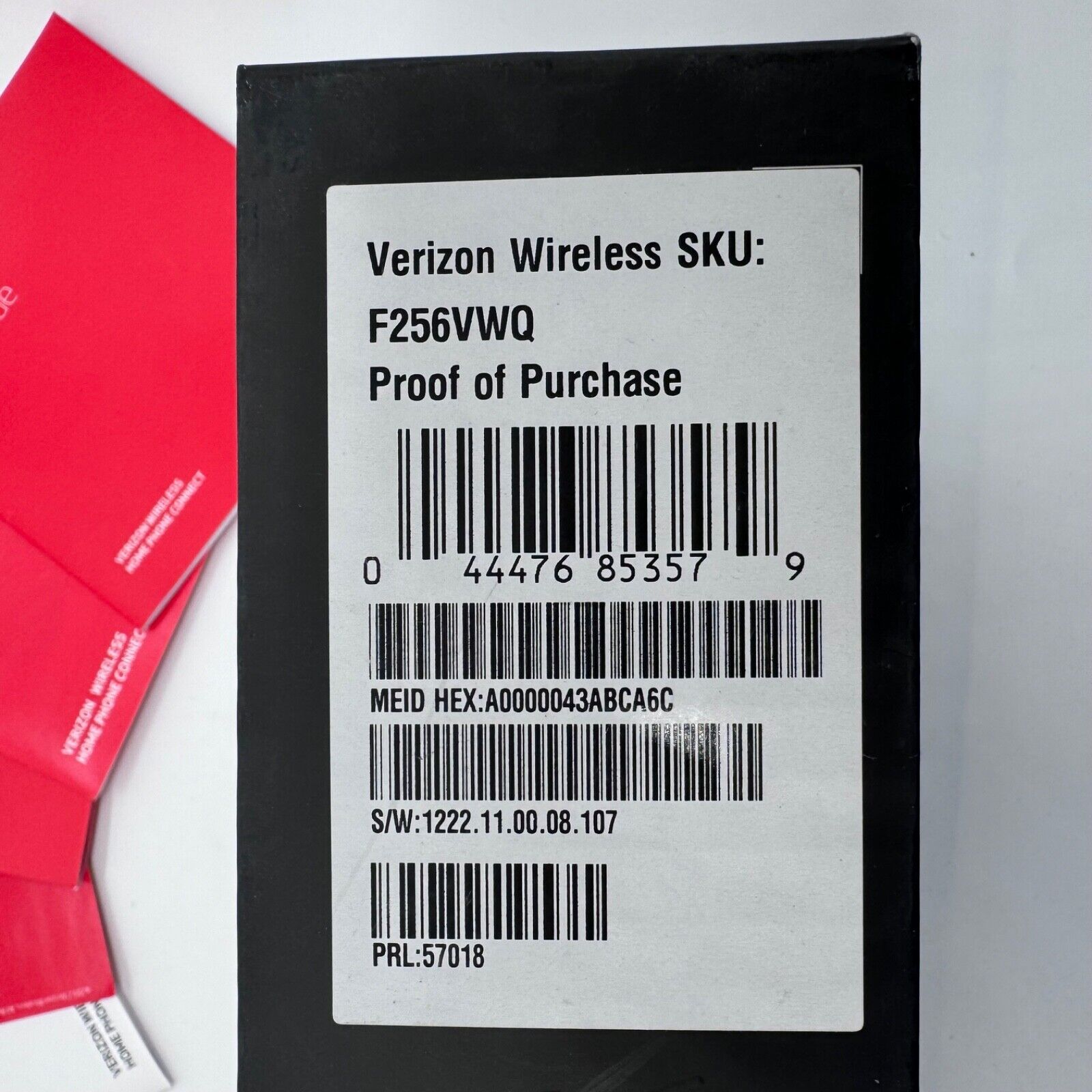 Verizon Wireless Home Phone F256VWQB MODEL F256VW - Complete