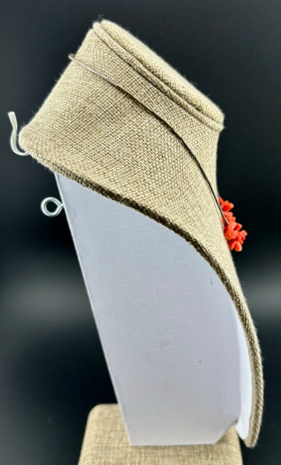 Vintage Silver-Plated and Coral Necklace NK