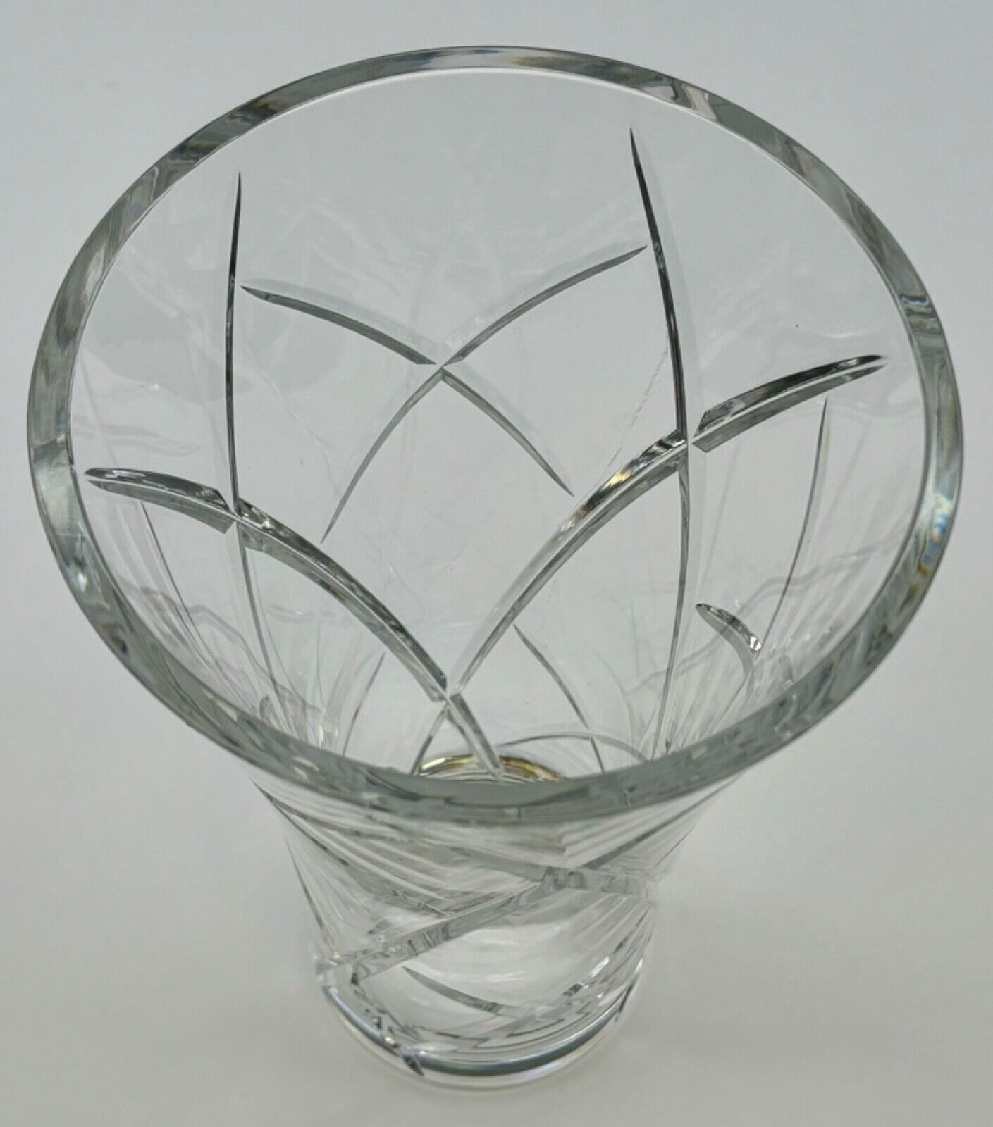 Towle Lead Crystal Vase 10" Tall