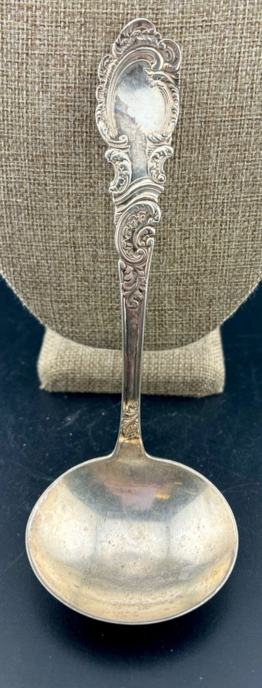 Victorian Rogers & Hamilton Silver-Plate Soup Ladle Ornate