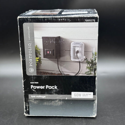 New Portfolio Outdoor Low-Voltage 12V Landscape Power Pack Transformer 60W