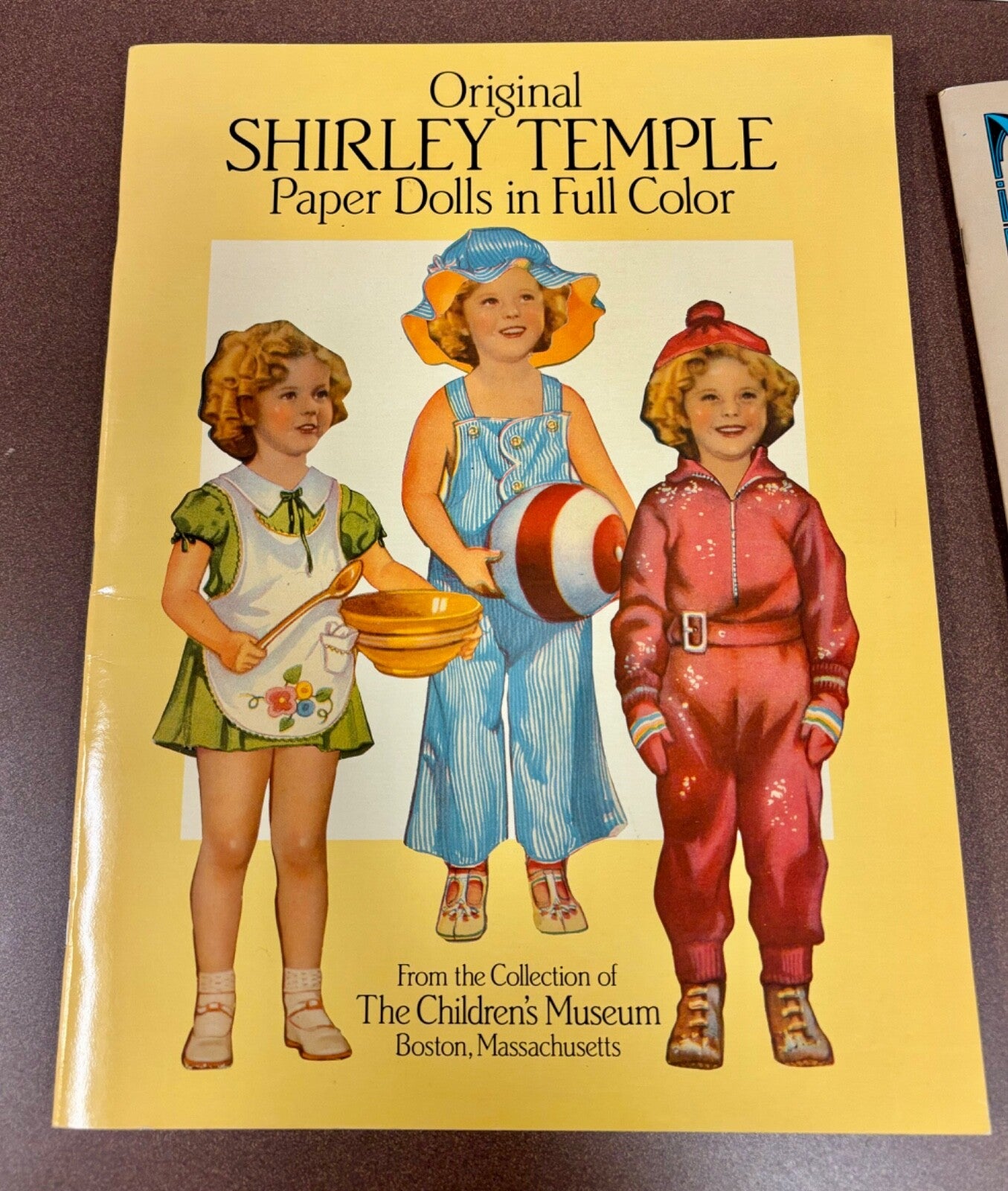 Shirley Temple, Dolly Dingle, and Paper Doll Wedding Unused Paper Doll Books(6)