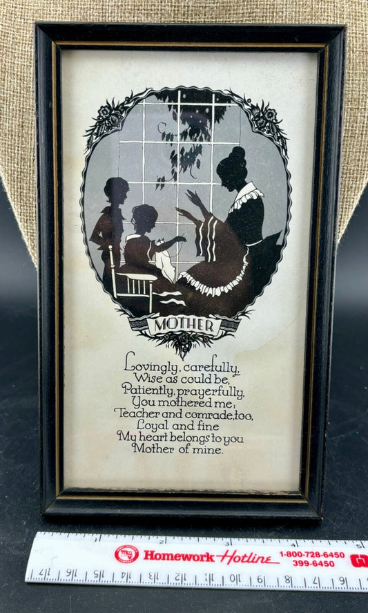 Vintage Framed Buzza Motto "Mother"