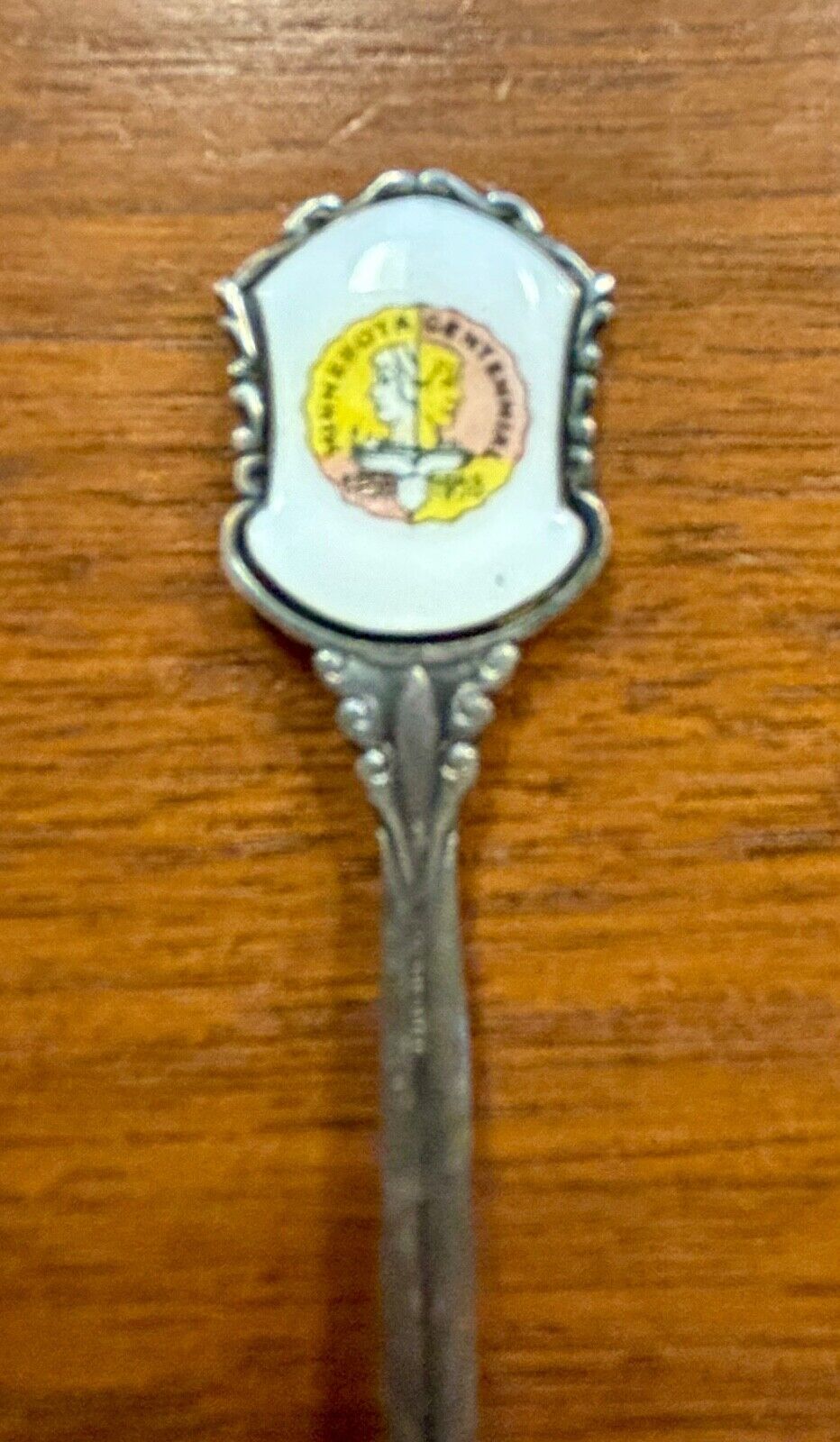 1858 MINNESOTA 1958 CENTENNIAL Souvenir Silverplate SPOON Nieuwpoort HOLLAND