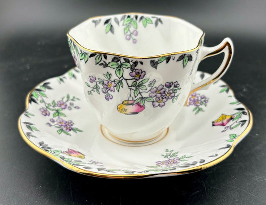 Rosina Tea Cup and Saucer Lanterns/Flowers
