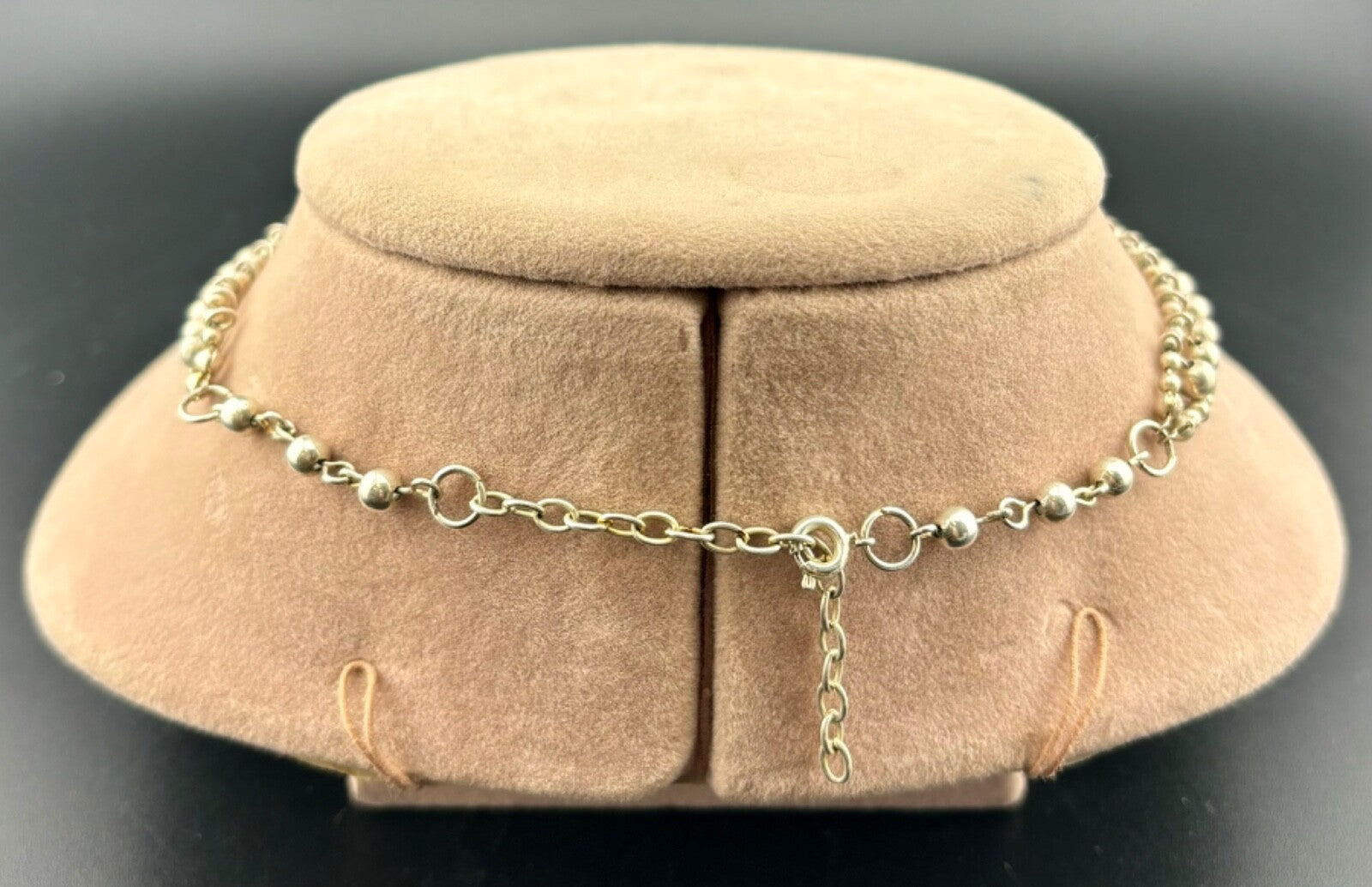 Vintage Silver-Plated Choker Necklace