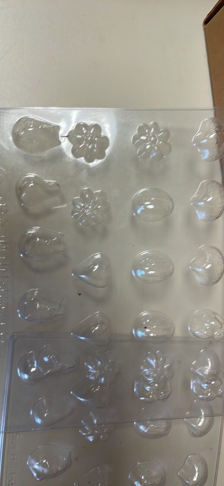 Six Vintage Plastic Candy Molds and Recipes