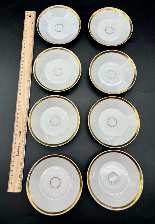 Antq. c.1915 Haviland & Co Limoges Wedding Ring White Gold Berry Dessert Bowl(8)