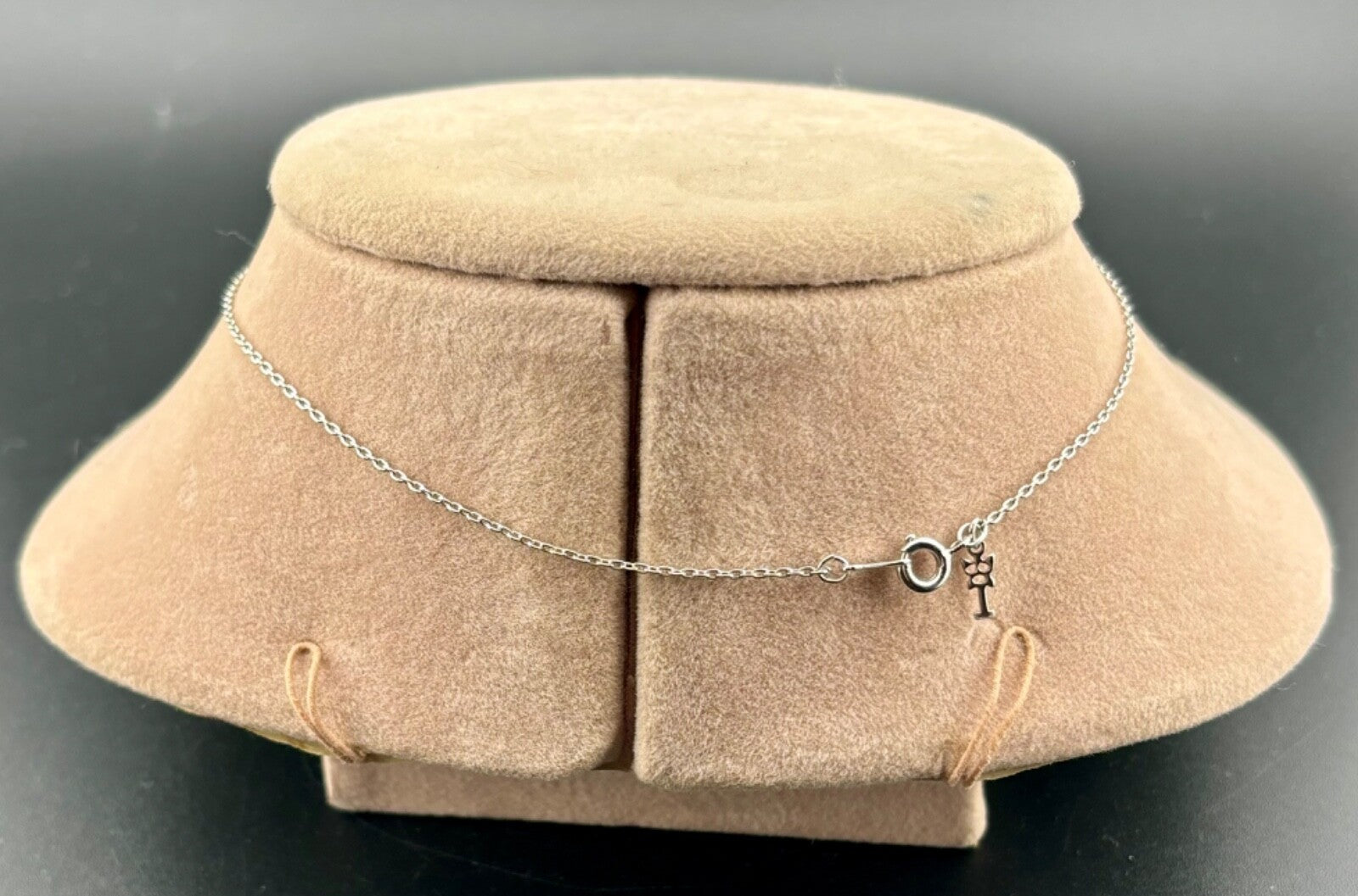 Trifari Silver-Tone Letter "B" Necklace