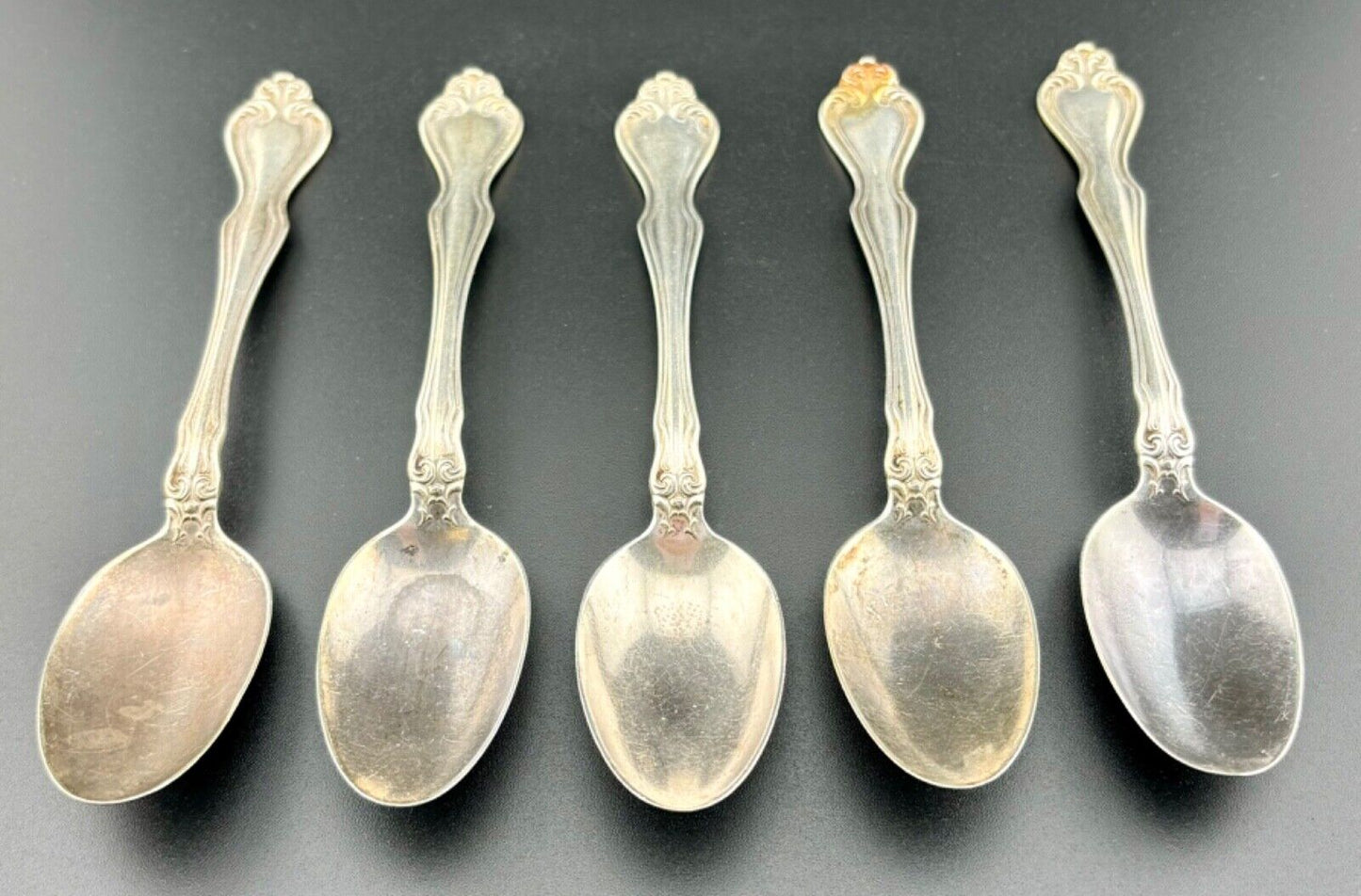 Six Antique Sterling Silver Westmorland Spoons 185 Grams